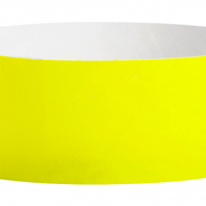 cintillo de papel amarillo neon